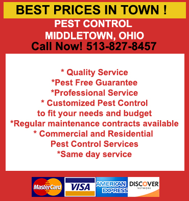 Pest Control in Middletown/ Pest Control Middletown, Ohio